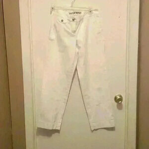Lands End White Pair Jeans - Fit 2 4P